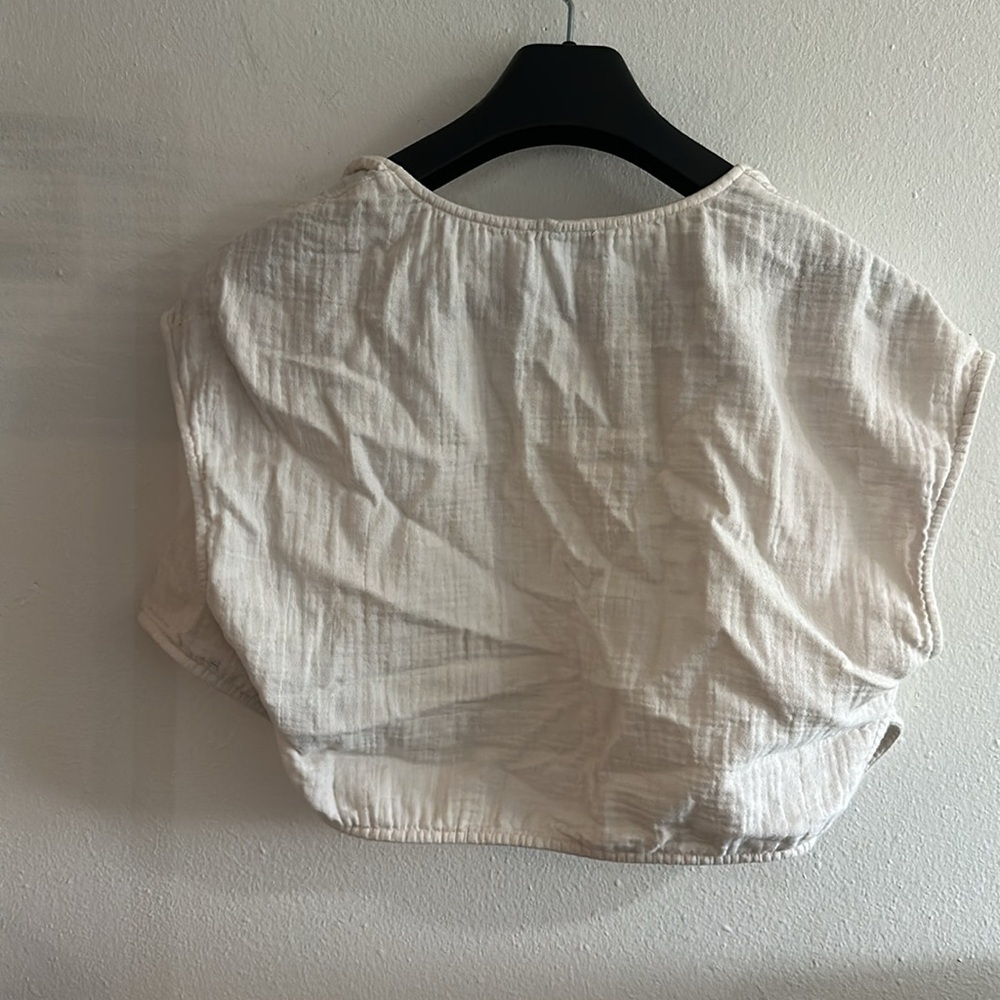Madewell tie front shirt - Picture 6 of 6